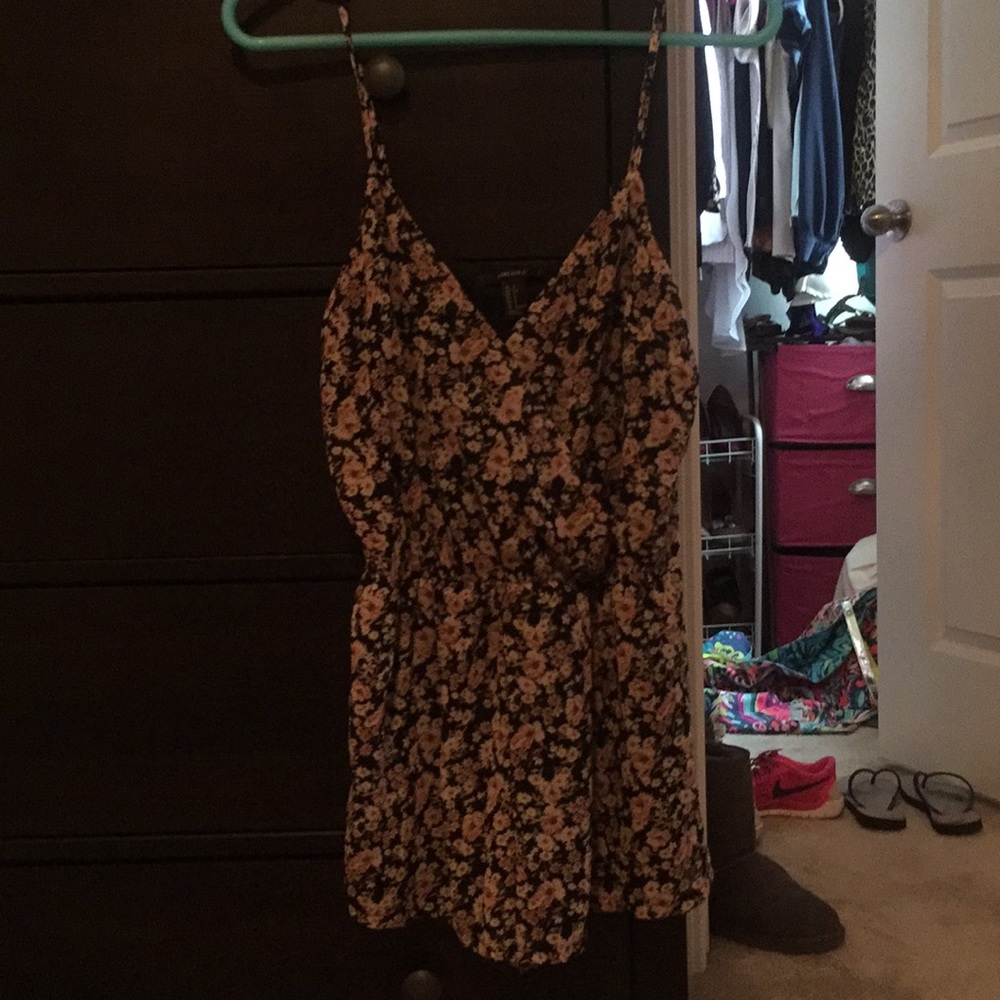 Forever 21 Floral Romper NWT